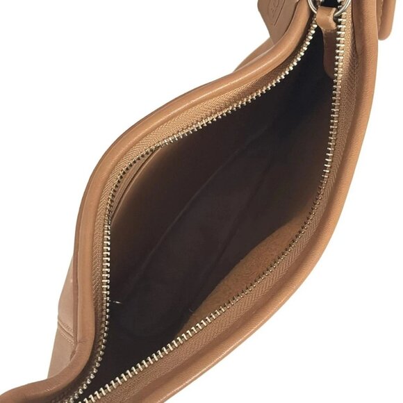 Auth COACH - 9816 Light Brown Leather Shoulder Bag - Picture 8 of 9